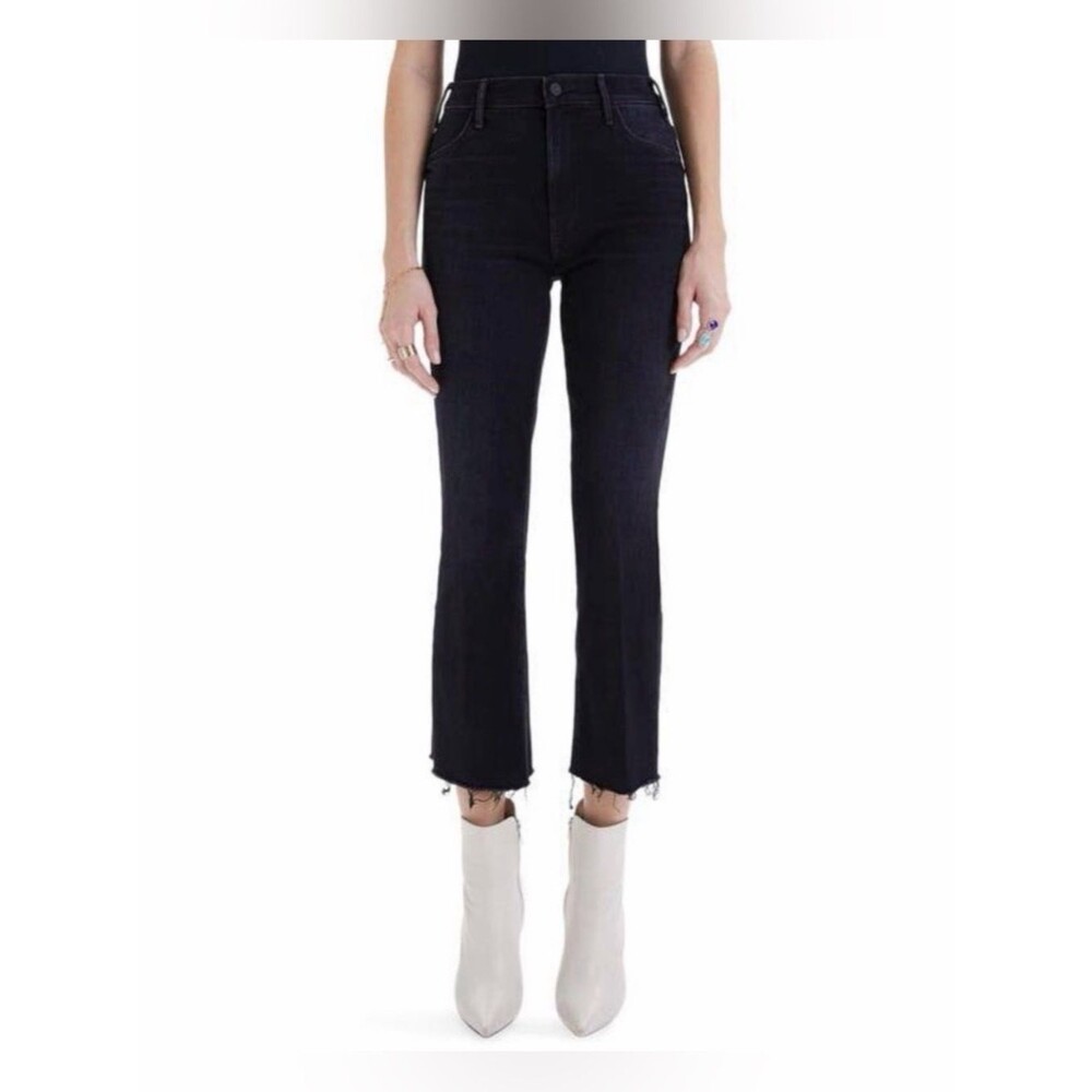 Mother Denim The Hustler Ankle Fray Corduroy Kick Flare Pants in Hopscotch sz 27